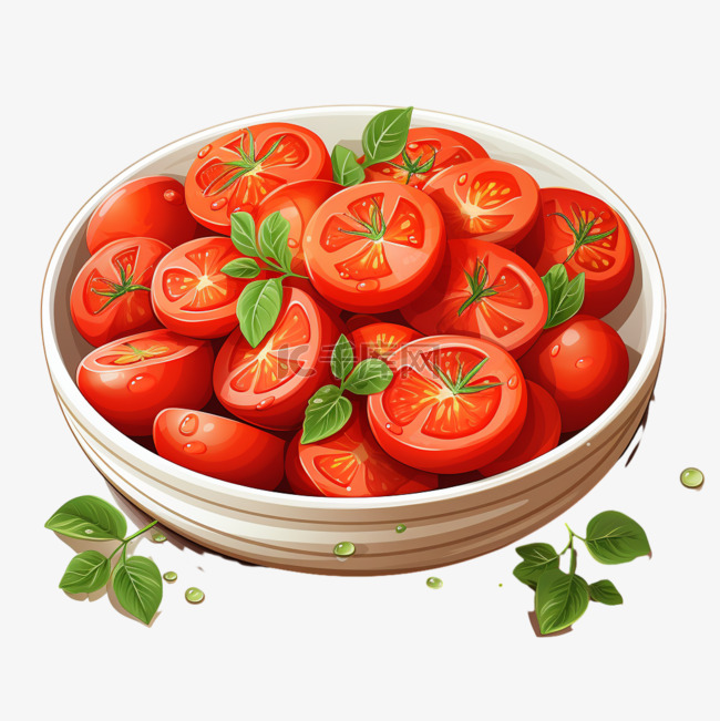 西红柿饕餮美味美食食物菜品小吃
