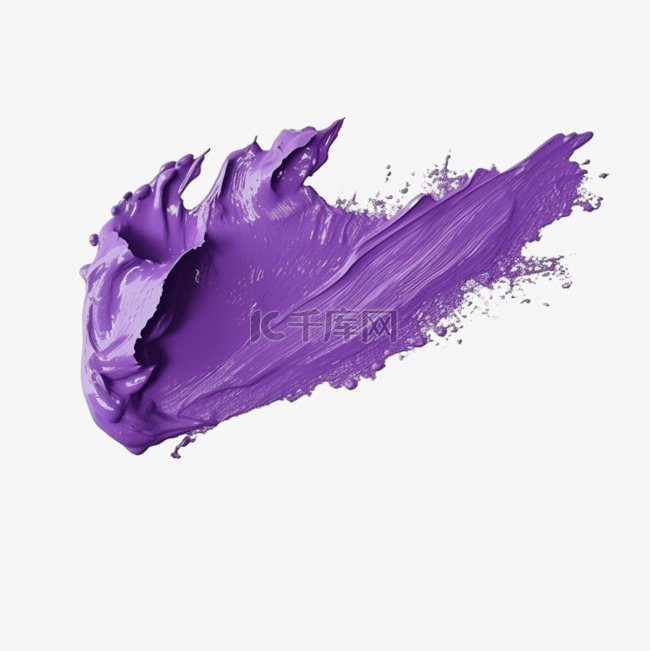 笔触紫色笔墨墨点颜色色彩颜料