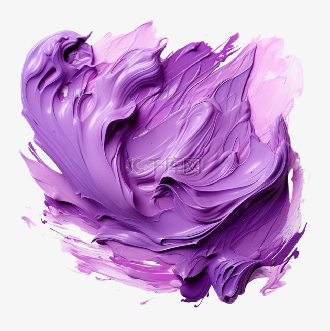 笔触笔墨墨点颜色紫色色彩颜料