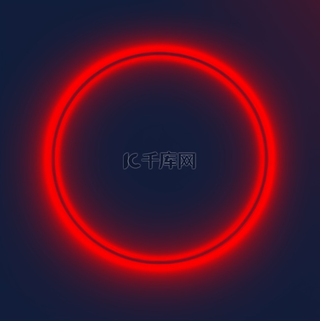 红色圆超能线条圆红色圆环光线