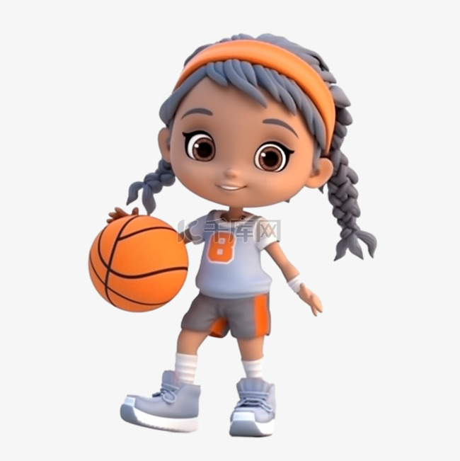 女篮胜利女篮立体可爱打篮球