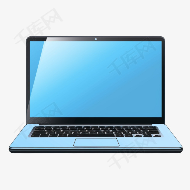 黑色笔记本电脑开机显示蓝屏