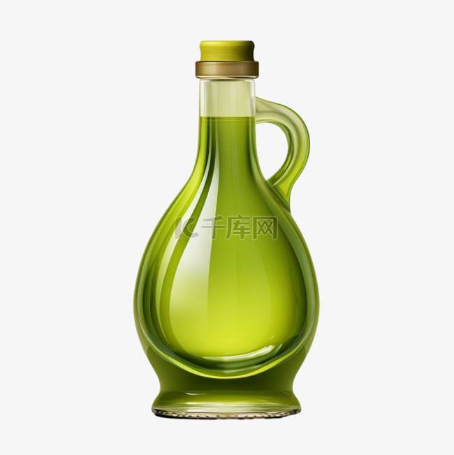 油瓶真实植物元素立体免扣图案