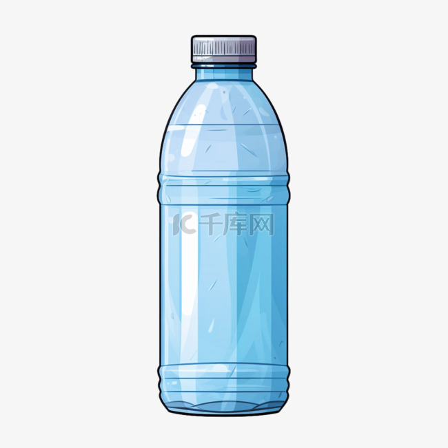 瓶子图形塑料元素立体免扣图案
