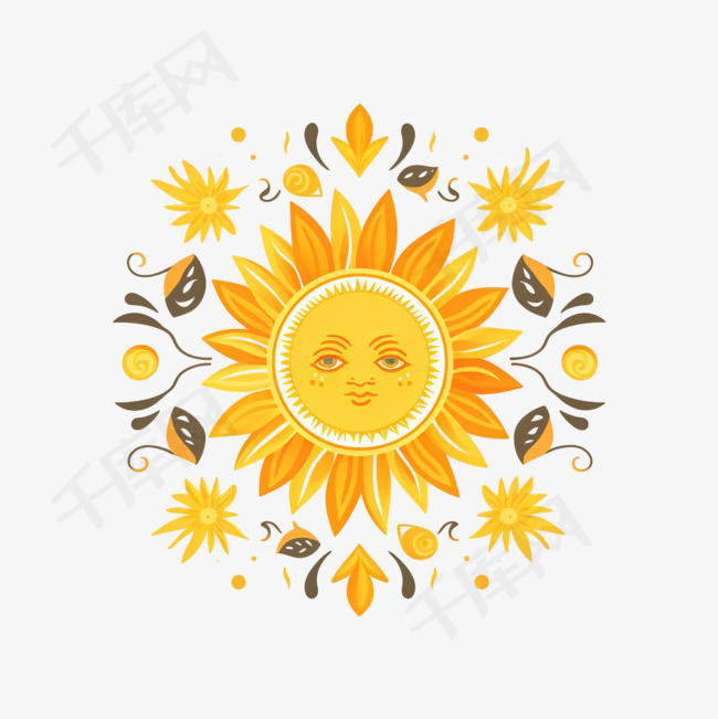 Boho Sun标志设计