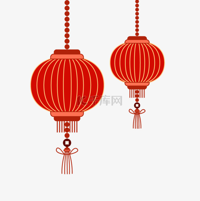 鎏金灯笼红色喜庆新年春节中式元