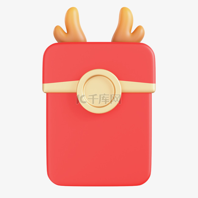 3D新年龙年红包素材