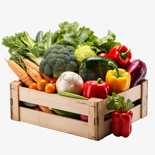 特色健康蔬菜元素立体免扣图案