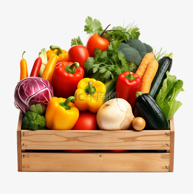 矢量健康蔬菜元素立体免扣图案
