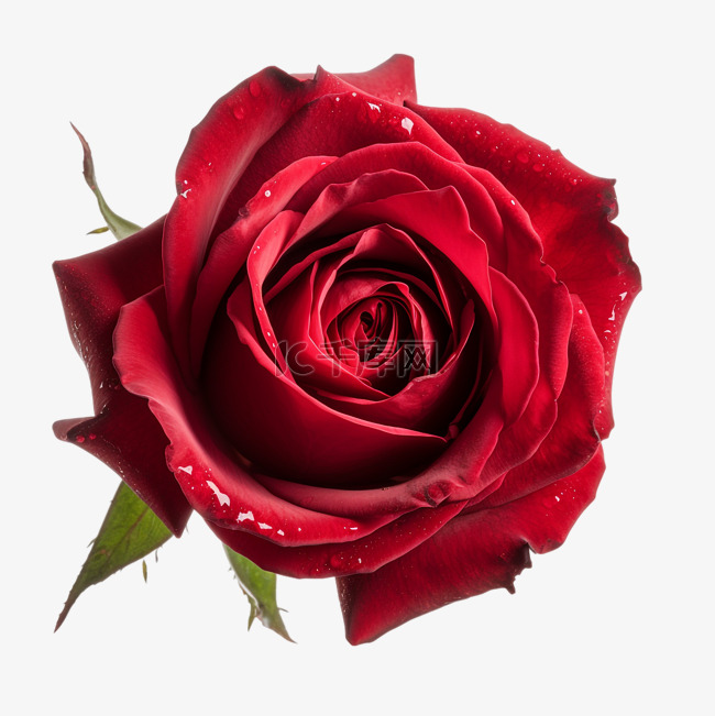 红玫瑰鲜花爱情透明