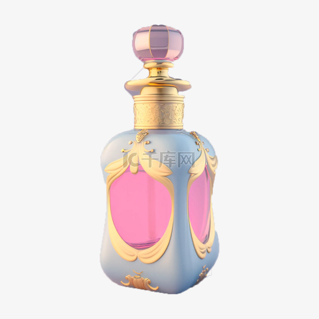 彩色香水瓶