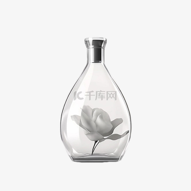 香薰瓶子花朵