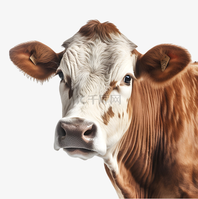 公牛牛头牲畜动物3d立体模型