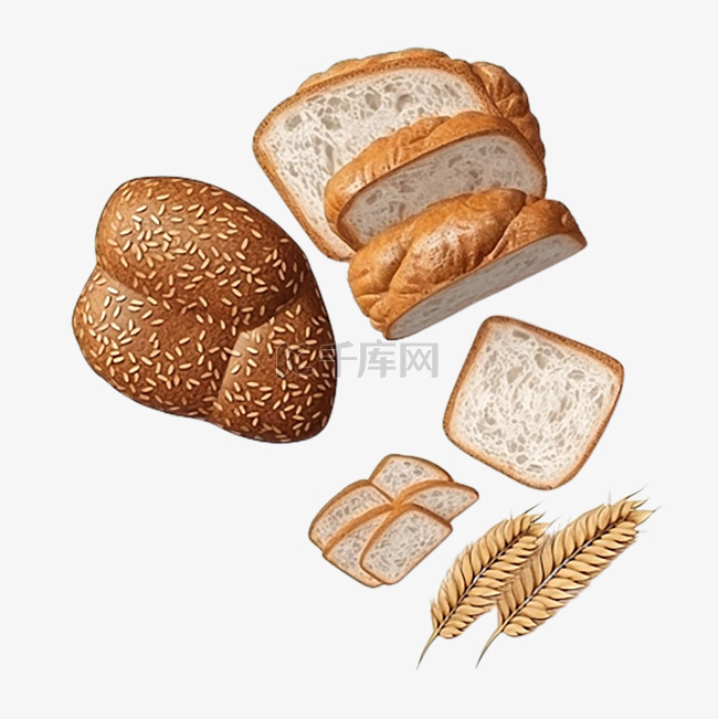 面包小麦谷物