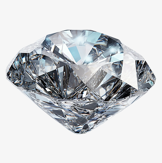 钻石蓝色珠宝