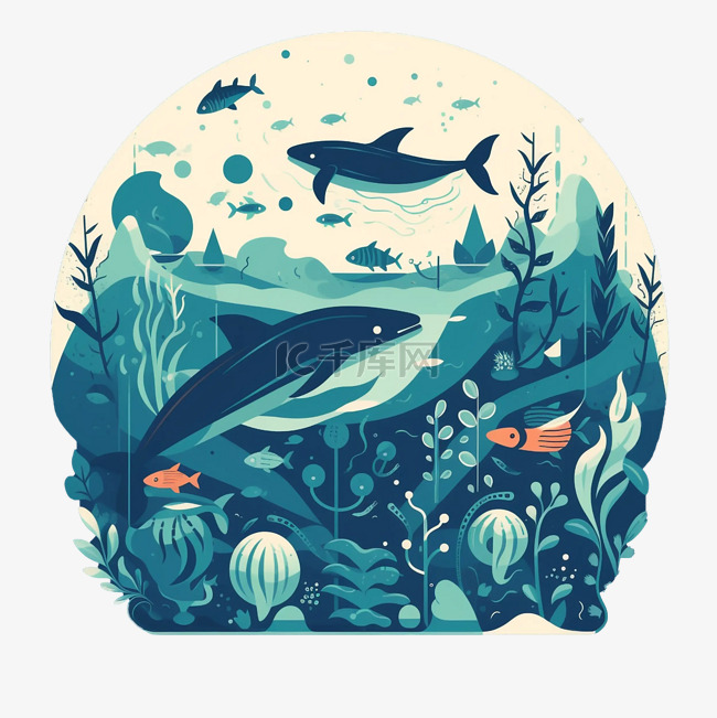 海洋日活动图案素材图片免费下载-千库网