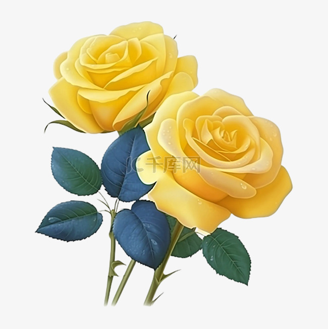 玫瑰唯美花朵