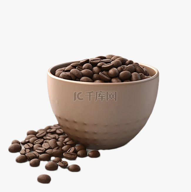 咖啡豆容器棕色