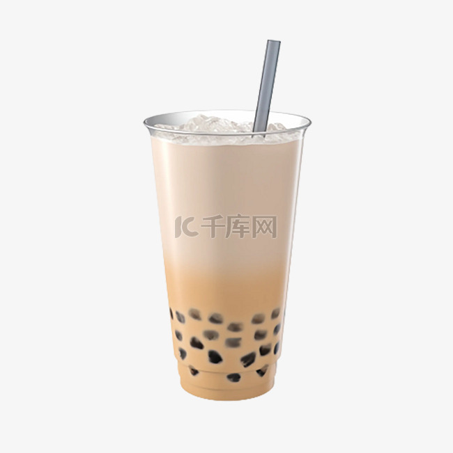 奶茶珍珠冰块