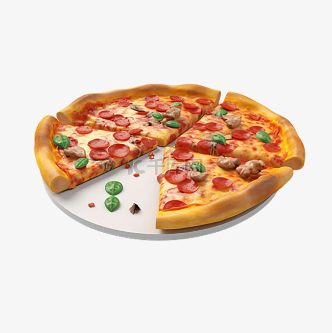 披萨白色盘子
