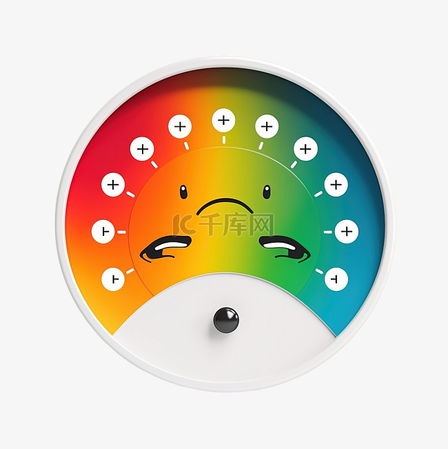 情绪面部量表图情绪指示器客户满