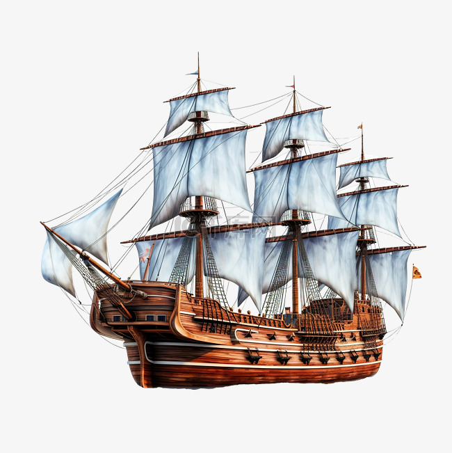帆船 PNG