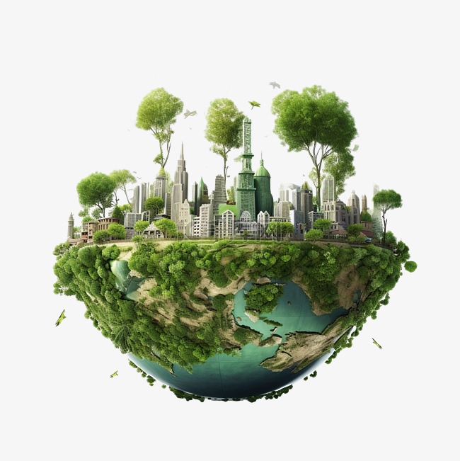 生态全球免版税