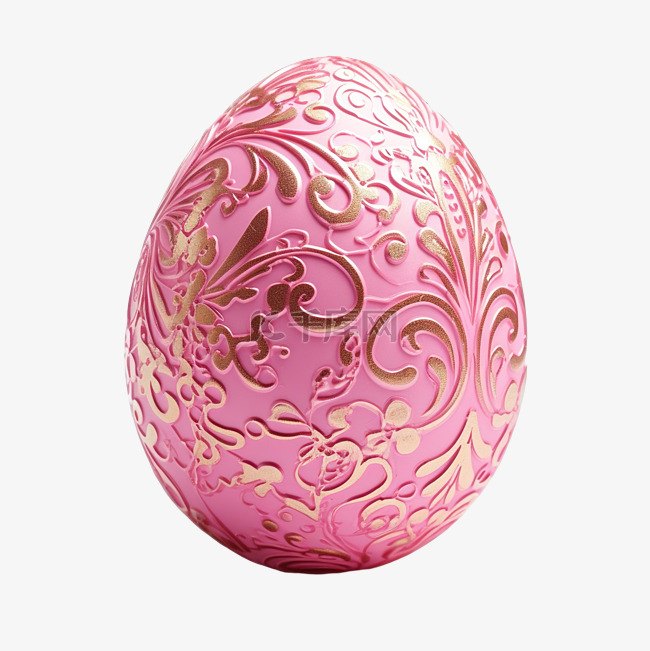 粉紅色的複活節彩蛋