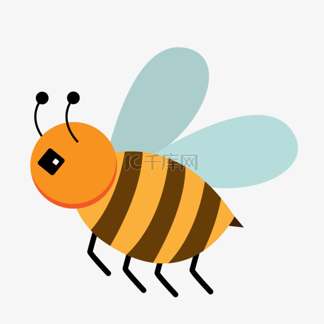 蜜蜂黄色的小蜜蜂