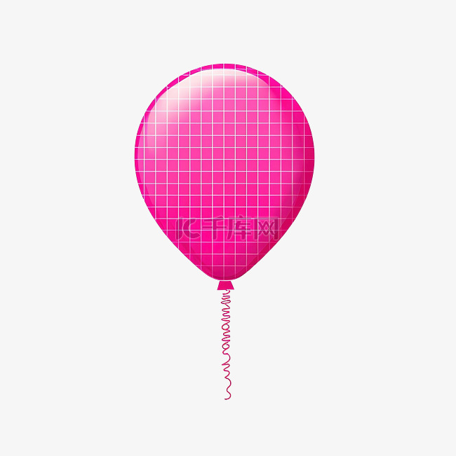 粉色气球像素风格