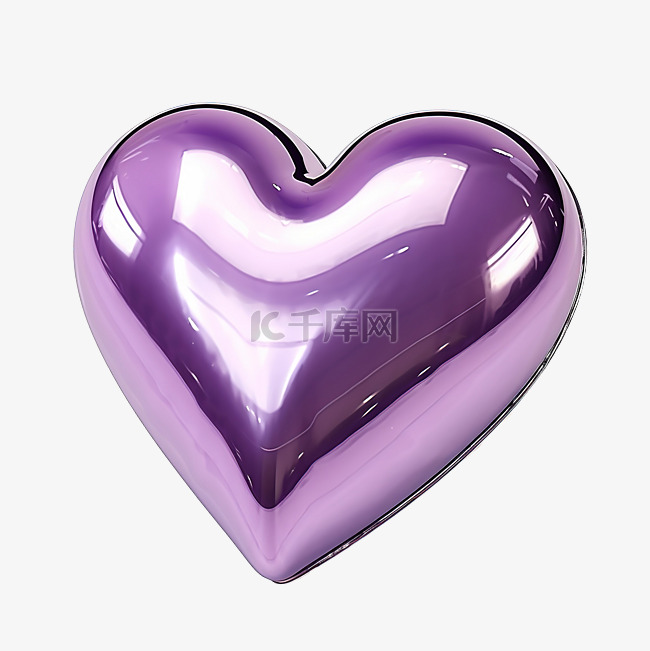 闪亮的紫心