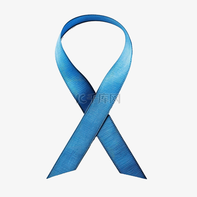 蓝色牛仔裤丝带罕见疾病患者癌症