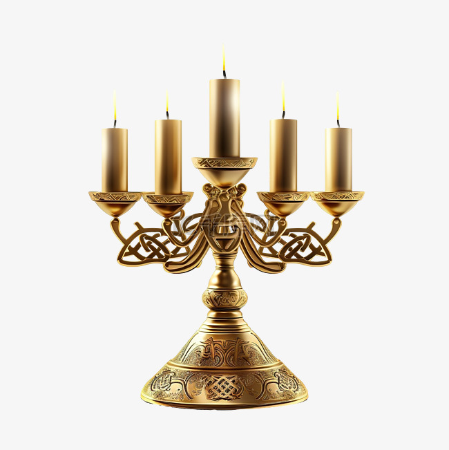 犹太烛台烛台png插图