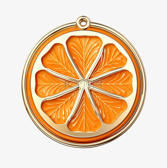 橙色徽章
