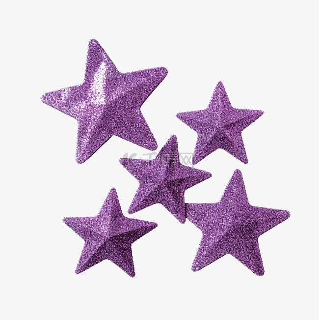 紫色星光