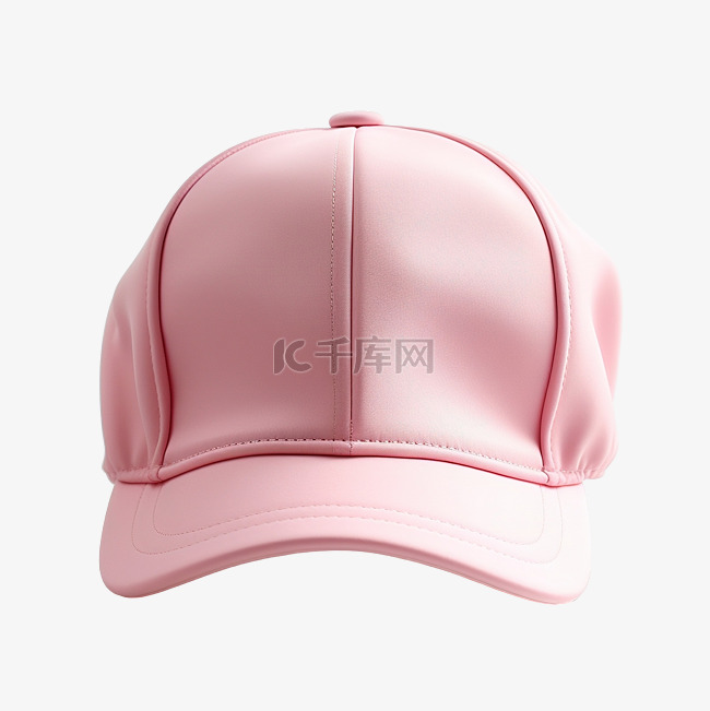 粉色帽子时尚帽子正面图