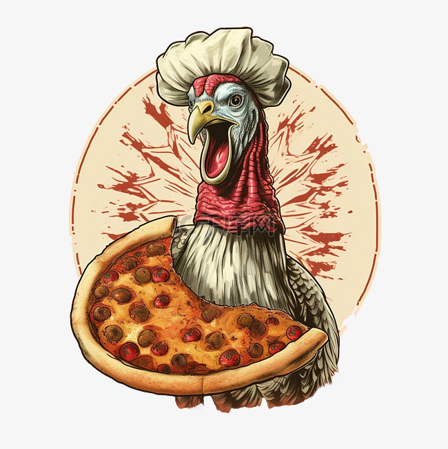 拯救火鸡吃披萨感恩节 T 恤设