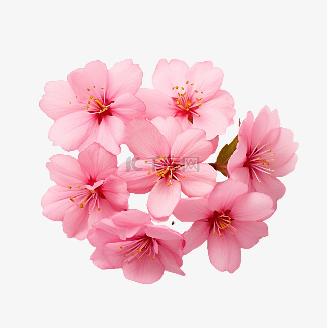 粉红色的樱花瓣