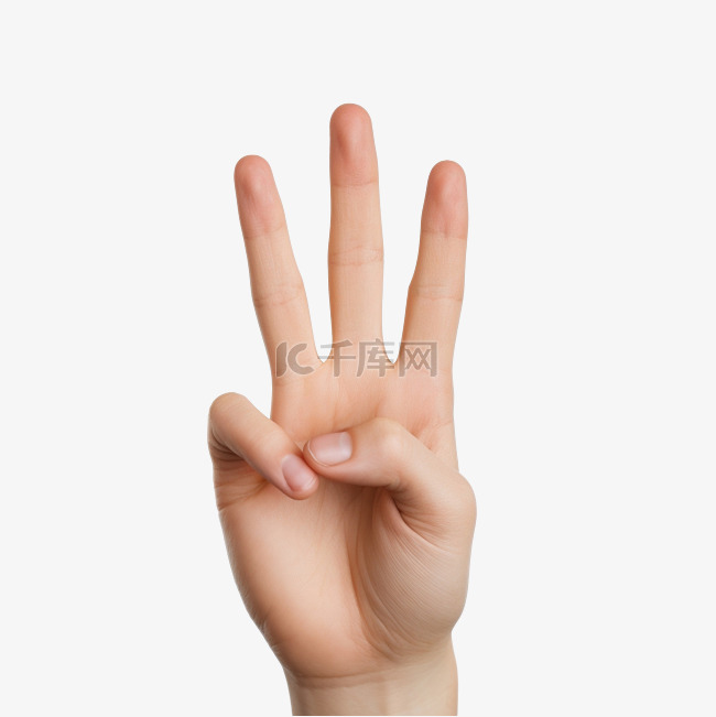 两个手指符号