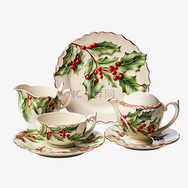 收集圣诞陶瓷餐具用具杯子盘子碗