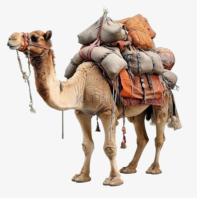 骆驼沙漠运输