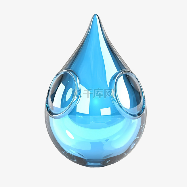 水能源 3d 插图
