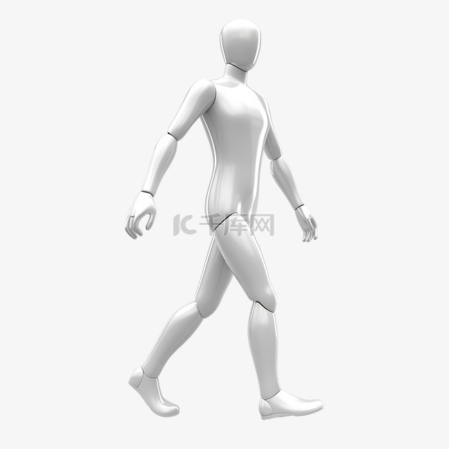 3d 行走的人素材图片免费下载-千库网