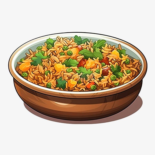 Biryani 印度菜香料肉或