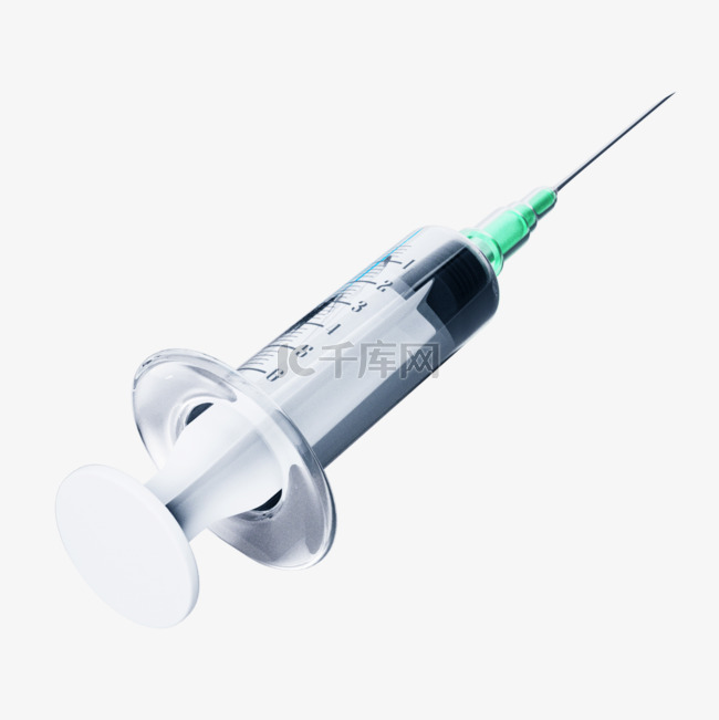 3d疫苗药品试剂渲染立体