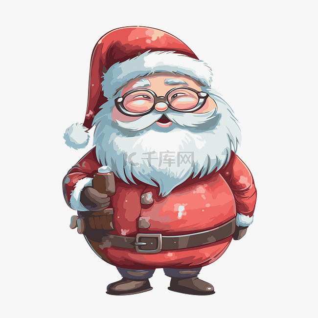 免费圣诞老人剪贴画圣诞老人人物