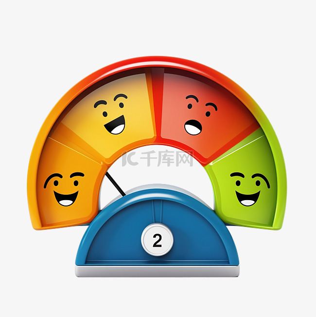 情绪面部量表图情绪指示器客户满