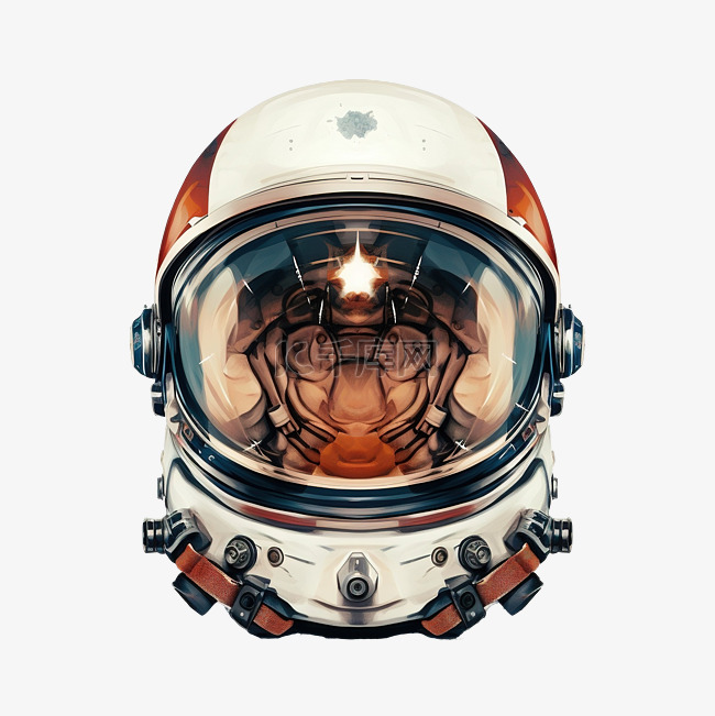 宇航员头盔太空外层