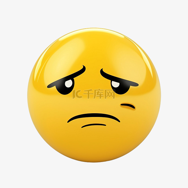 emoji 表情显示疲劳沮丧绝望