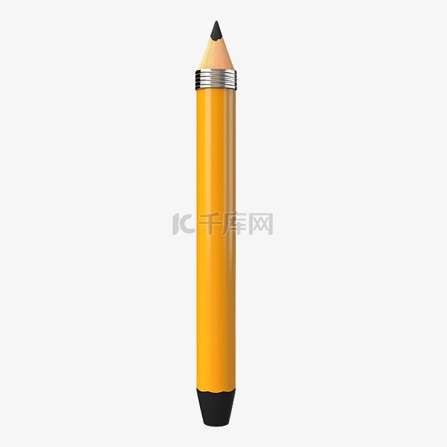 铅笔 3d 插图